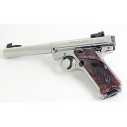 Ruger Mark IV Rosewood Checkered Right Handed Thumbrest