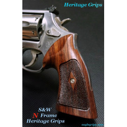  S&W Heritage N Frame Round Butt Rosewood Grips Checkered