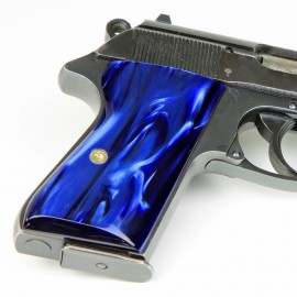Walther PPK/S by Interarms Kirinite® Blue Pearl Pistol Grips