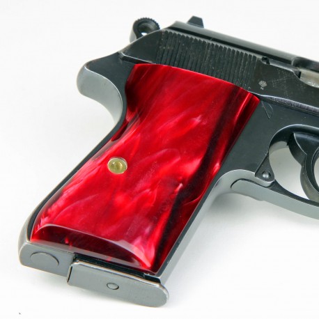 Walther PPK/S by Interarms Kirinite® Red Pearl Pistol Grips