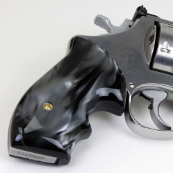 S&W N Frame Round Butt Secret Service Kirinite® Black Pearl Grips