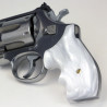 S&W N Frame Round Butt Secret Service Kirinite® White Pearl Grips