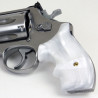 S&W K/L Frame Round Butt Secret Service Kirinite® White Pearl Grips