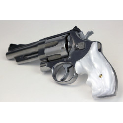 S&W K/L Frame Round Butt Secret Service Kirinite® White Pearl Grips