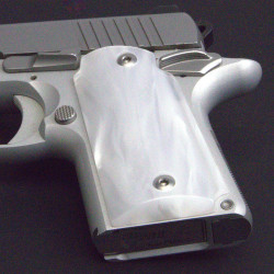 Kimber Micro 9 White Pearl Kirinite® Grips