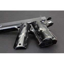 1911 Kirinite® Black Pearl Grips w/Rampant Colt Inlay