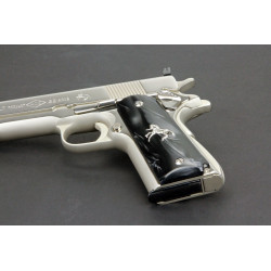 1911 Kirinite® Black Pearl Grips w/Rampant Colt Inlay
