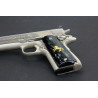 1911 Kirinite® Black Pearl Grips w/Rampant Colt Inlay