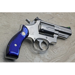 S&W K/L Round Butt Kirinite® Blue Pearl Grips