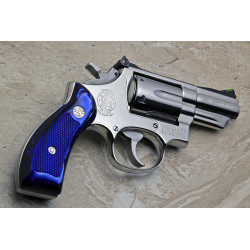 S&W K/L Round Butt Kirinite® Blue Pearl Grips