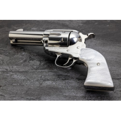 Ruger New Vaquero Kirinite® White Pearl "NEW" Reactive Checkered Gunfighter Grips