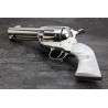 Ruger New Vaquero Kirinite® White Pearl "NEW" Reactive Checkered Gunfighter Grips