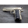 1911 Kirinite® Black Pearl "NEW" Reactive Checkered Grips