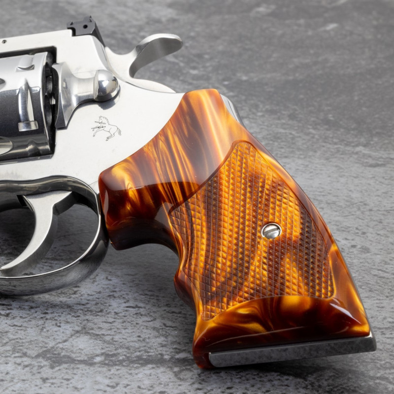 Python, Official Police, and 2021 Anaconda Kirinite® Root Beer Secret Service Grips Python, Official Police, and 2021 Anaconda Kirinite® Root Beer Secret Service Grips