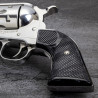 Ruger New Vaquero Kirinite® Black Pearl "NEW" Reactive Checkered Gunfighter Grips