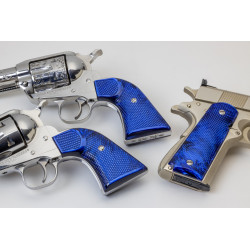 Western 3 Gun Set in Kirinite® Blue Pearl (New Vaquero)