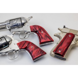Western 3 Gun Set in Kirinite® White Pearl