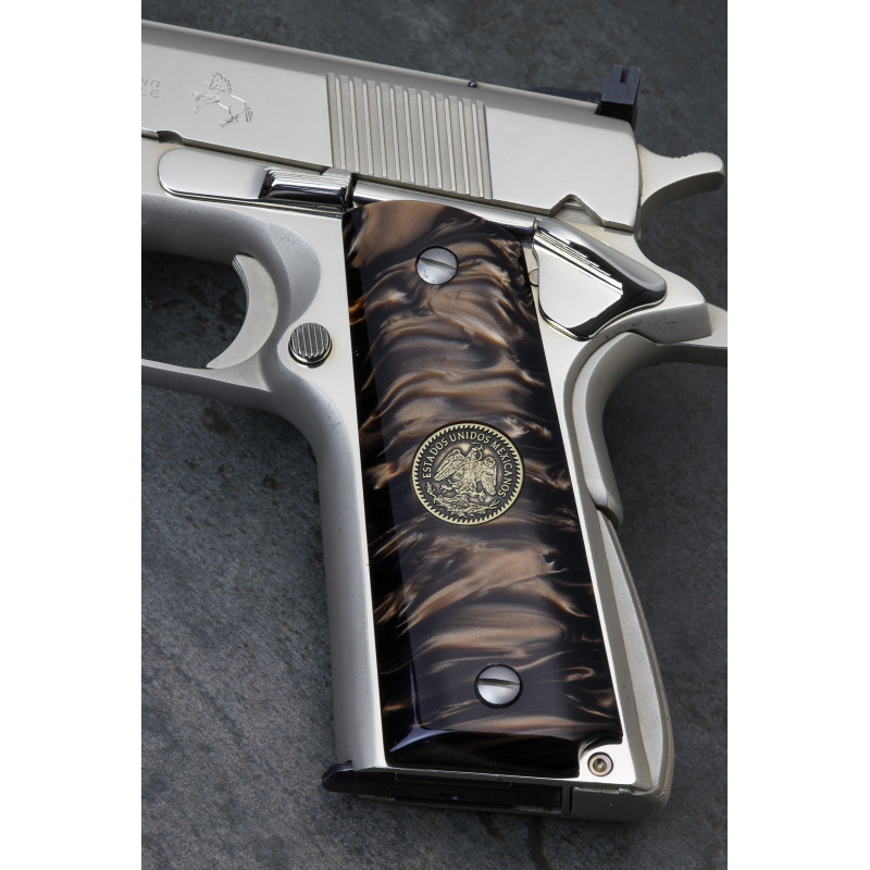 1911 Kirinite® Goddess Grips w/Mexican Peso 1911 Kirinite® Goddess Grips w/Mexican Peso