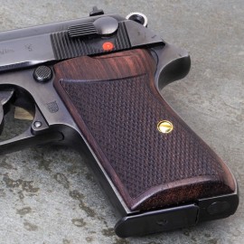 Walther PPK/S by Interarms Rosewood Checkered Grips