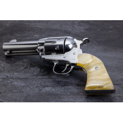 Ruger New Vaquero Kirinite® Antique Pearl "NEW" Reactive Checkered Gunfighter Grips