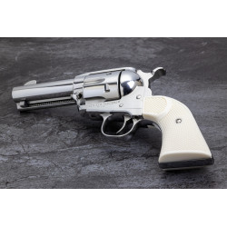 Ruger New Vaquero Kirinite® Presentation White "NEW" Reactive Checkered Gunfighter Grips