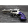 Ruger New Vaquero Kirinite® Wicked Purple "NEW" Reactive Checkered Gunfighter Grips