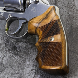 Python, Official Police, and 2021 Anaconda Turkish Walnut Finger Position Grip