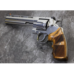 Python, Official Police, and 2021 Anaconda Turkish Walnut Finger Position Grip