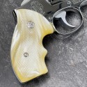S&W K/L Frame Round Butt Secret Service Kirinite® Antique Pearl Grips w/Reactiv Checkering