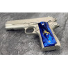 1911 Kirinite® Blue Pearl Grips w/Rampant Colt Inlay