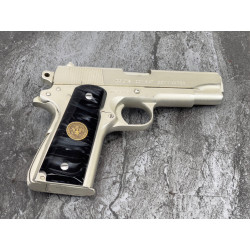 1911 Kirinite® Black Pearl Smooth Grips w/Army Logo Inlay