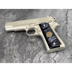 1911 Kirinite® Black Pearl Smooth Grips w/Army Logo Inlay