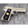 1911 Kirinite® Black Pearl Smooth Grips w/Army Logo Inlay