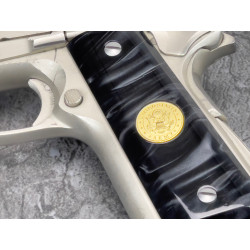 1911 Kirinite® Black Pearl Smooth Grips w/Army Logo Inlay