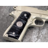 1911 Kirinite® Black Pearl Smooth Grips w/Army Logo Inlay