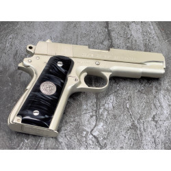 1911 Kirinite® Black Pearl Smooth Grips w/Army Logo Inlay