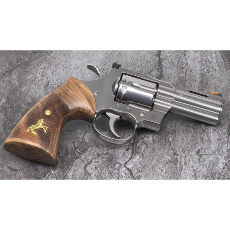 thumbnail image 2 of Resin Ivory Grips For Colt Python, Official Police, I Frame - Gold Medallion 2 of 4