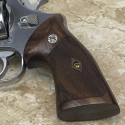 S&W N Frame Square Butt WALNUT CHECKERED Heritage Grips with Medallions. Offered for a limited time.
