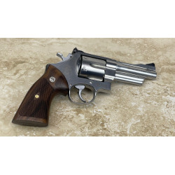 S&W N Frame Square Butt WALNUT CHECKERED Heritage Grips with Medallions. Offered for a limited time.