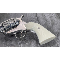 Ruger New Vaquero Kirinite® Presentation White Extended Gunfighter Grips
