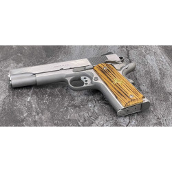 1911 Charred Bourbon Barrel Wood Grips