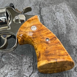 Olive Wood Heritage N Frame Square Butt S&W Grips