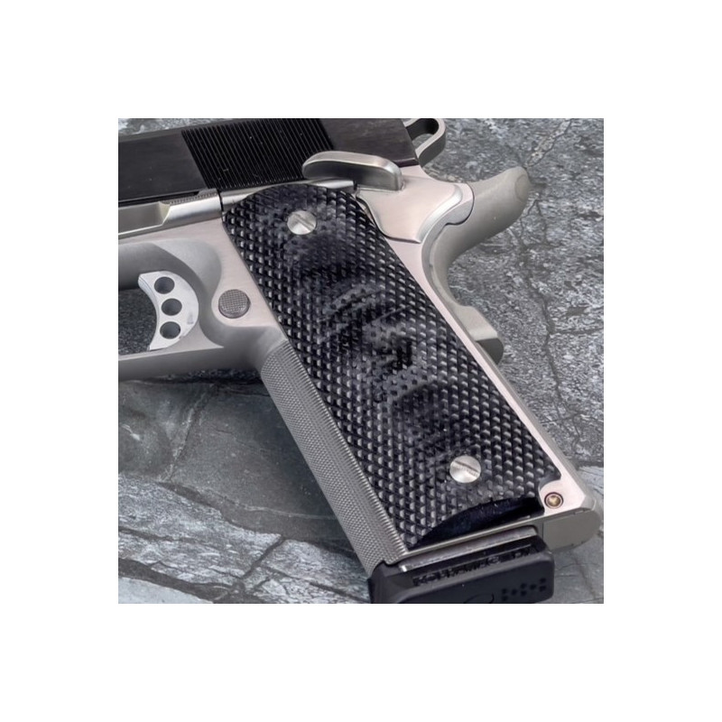 Black Pearl Kirinite® 1911 Reactiv MAXX™ Grips Black Pearl Kirinite® 1911 Reactiv MAXX™ Grips