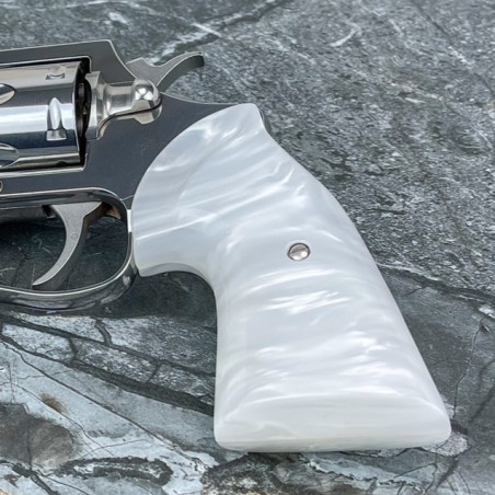 Python, Official Police, and 2021 Anaconda Kirinite® White Pearl Classic Grips