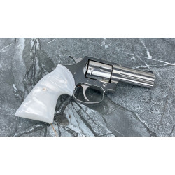 Python, Official Police, and 2021 Anaconda Kirinite® White Pearl Classic Grips