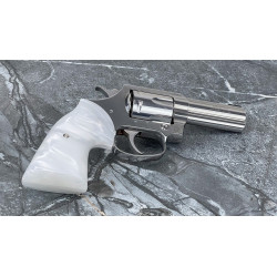 Python, Official Police, and 2021 Anaconda Kirinite® White Pearl Classic Grips