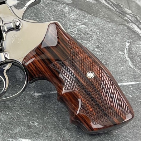 Python, Official Police, and 2021 Anaconda Kirinite® Rosewood Finger Position Grips with Reactiv® Surface