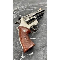 S&W K/L Frame Round Butt Rosewood Heritage Grips