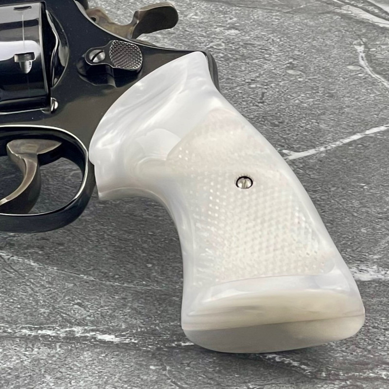 S&W N Frame Square Butt Kirinite® White Pearl Heritage Grips S&W N Frame Square Butt Kirinite® White Pearl Heritage Grips