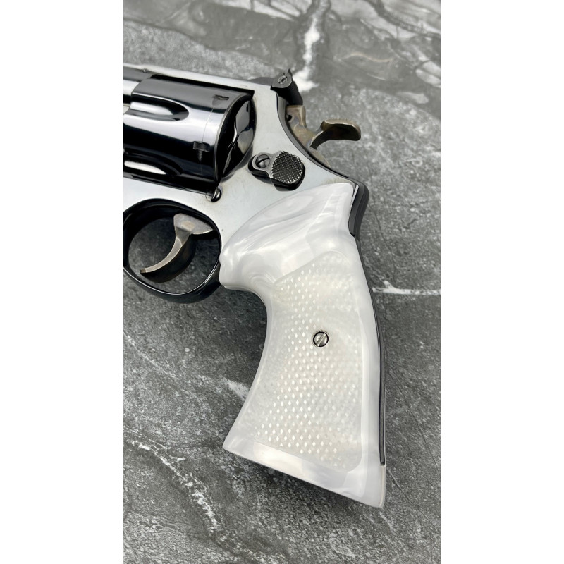 Swn Frame Models S&W N Frame Square Butt Kirinite® White Pearl Heritage Grips Surface ...